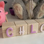 Personalised Baby Name Blocks Nursery Decoration, thumbnail 7 of 9