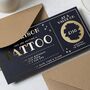 Personalised Scratch To Reveal Tattoo Gift Voucher, thumbnail 3 of 9