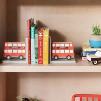 Personalised London Bus Bookends, 3 of 4