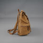 Canvas Backpack With Leather Detail, thumbnail 7 of 12