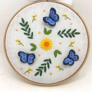 Stumpwork 3D Butterfly Embroidery Kit, 6 of 12