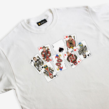 Formula One Scattered Playing Cards T Shirt, 2 of 4