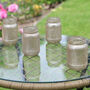 Set Of Four Glittering Gold Glass Decorative Jars, thumbnail 7 of 7