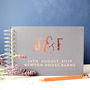 Personalised Couple's Initial Wedding Guest Book, thumbnail 1 of 1