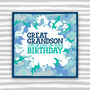 Great Grandson Birthday Card Camouflage, thumbnail 1 of 3