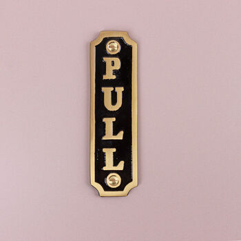 G Decor Premium Classic Pub Lacquered Black And Brass Door Sign Raised Letter Plaque For Indoor Or Outdoor Display, 10 of 10