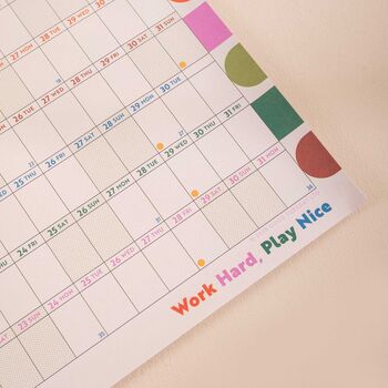 2026 Year Wall Planner | Landscape | Play Nice Arches, 4 of 8