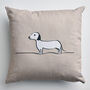 Sausage Dog Cushion, thumbnail 3 of 3