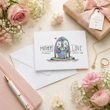 Penguin Hug Mother’s Day Card, 3 of 7