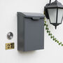 Outside Post Box In Charcoal Grey Or Cream, thumbnail 1 of 8
