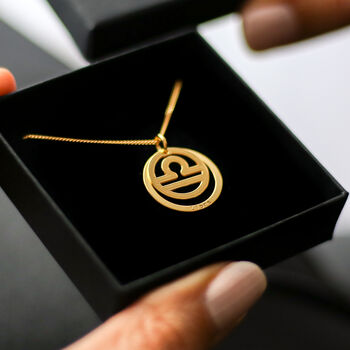 Zodiac Necklace In Sterling Silver, 24ct Gold Vermeil, 7 of 12