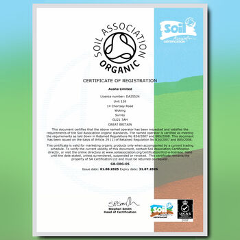 Ausha Organic Cashew Nuts 500g Whole Great Taste Award UK Certified Organic By Soil Association, 5 of 6