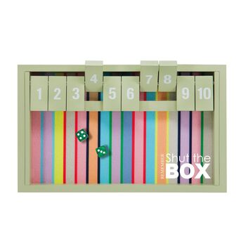 Family Games Shut The Box In Vibrant Colourway, 2 of 2