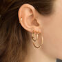 Everyday Gold Filled Hoop Earrings, thumbnail 1 of 12