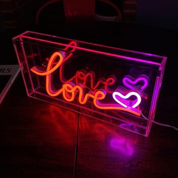 Love Neon Light Box, 2 of 3