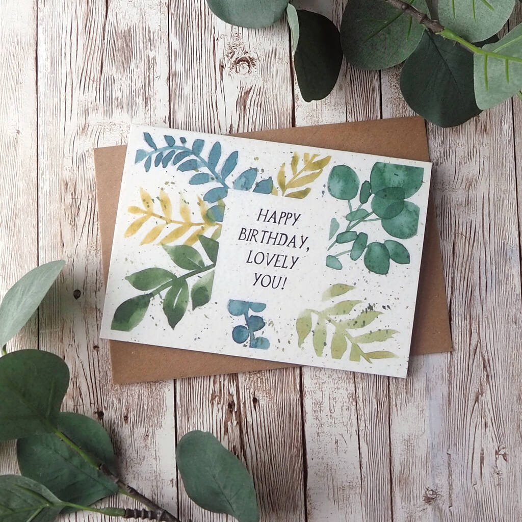 'Happy Birthday Lovely You!' Card By Callisto Design Co.