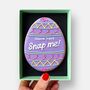 Personalised Secret Message Easter Egg Iced Biscuit Letterbox Gift, thumbnail 1 of 12