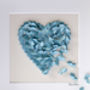 Personalised White 3D Butterfly Heart, Colour Choice, thumbnail 5 of 6