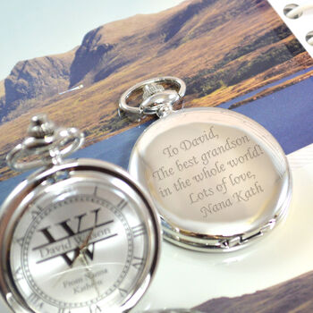 Personalised Pocket Watch With Your Name, 3 of 3