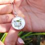 Cat Heads And Tails Coin Necklace, thumbnail 1 of 12