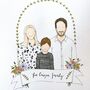Personalised Family Portrait In Pen And Ink, thumbnail 3 of 7