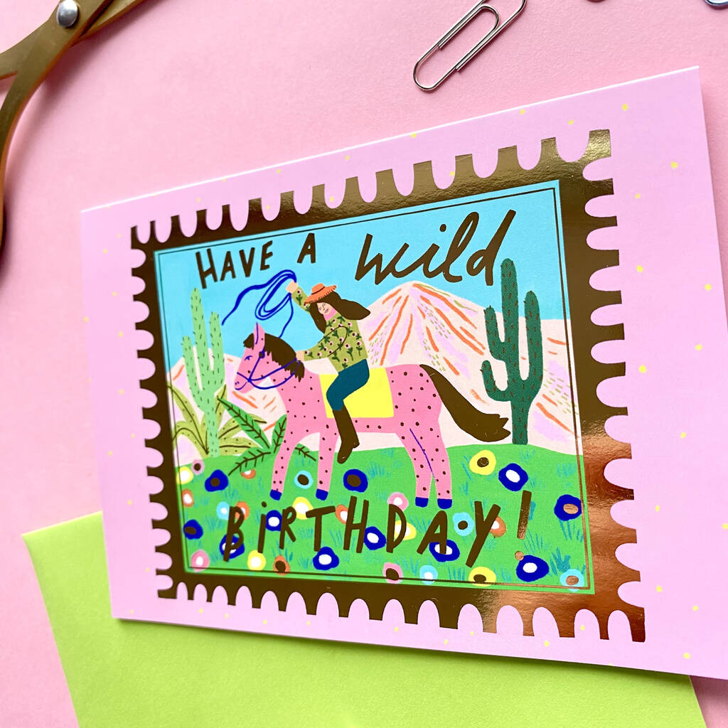 Have A Wild Birthday Greeting Card, 1 of 2