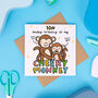 For My Cheely Monkey 'Son' Birthday Card, thumbnail 2 of 2