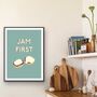 Jam First Scone Art Print, thumbnail 4 of 4
