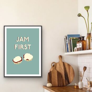 Jam First Scone Art Print, 4 of 4