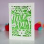 Have A Nice Day Papercut Card, thumbnail 3 of 10