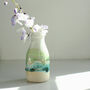 Half Pint Milk Bottle China Vase, thumbnail 1 of 4
