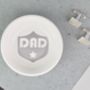 Personalised Mens Badge Jewellery And Cufflinks Dish, thumbnail 1 of 6