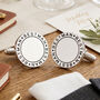 Best Man Round Cufflinks, thumbnail 2 of 10