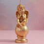 G Decor Golden Cherub Sphere Candle, thumbnail 1 of 4