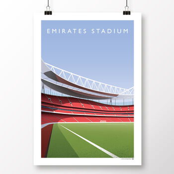 Arsenal Fc Emirates Stadium North Bank Poster, 3 of 9