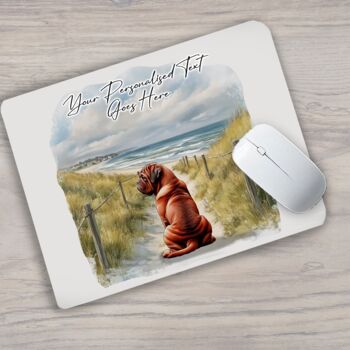Personalised Dogue De Bordeaux Dog Beach Walk Collection, 8 of 8