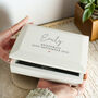 Personalised White Wooden Jewellery Box, thumbnail 3 of 7
