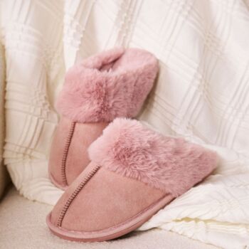 Luxury Faux Fur Women's Memory Foam Mule Slippers, 4 of 12