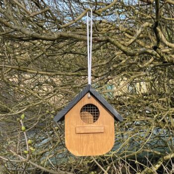 Peanut Bird Feeder House, Can Be Personalised, 3 of 5