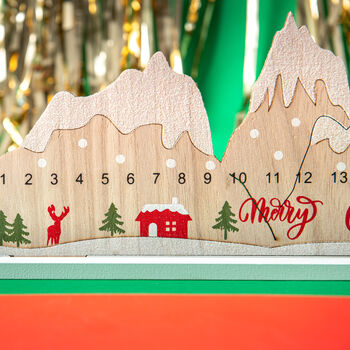 Personalised Santa Countdown Advent, 5 of 6