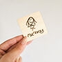 Personalised Children's Drawing Name Fridge Magnet, thumbnail 2 of 2