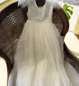 Blossom In Ivory White ~ Flower Girl Or Party Girl Dress, 5 of 8
