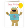 Happy Birthday Bear Mini Card, thumbnail 2 of 2