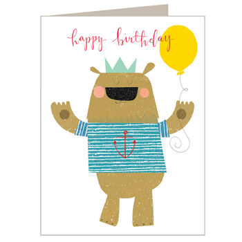 Happy Birthday Bear Mini Card, 2 of 2