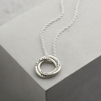Personalised Men’s Russian Ring Necklace, 3 of 9