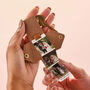 Personalised Leather Photo Strip Keyring For Couples, thumbnail 1 of 5