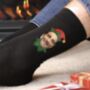 Personalised Photo Upload Elf Christmas Socks, thumbnail 1 of 4
