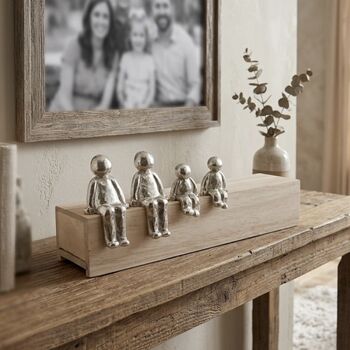 Personalised Our Family Ornament With Choice Of Figures, 5 of 11