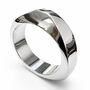 Graduated Sterling Silver Statement Bangle, thumbnail 7 of 7