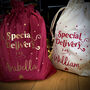 Personalised Special Delivery Christmas Eve Sack, thumbnail 7 of 7